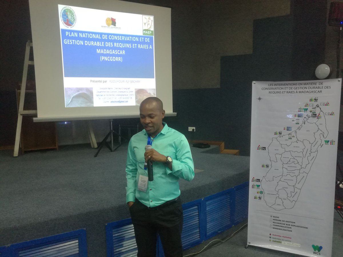 WCS_Mada's tweet image. #wiomsasymposium2019 was a great opportunity for #Madagascar for sharing of documentation such as the NPOA for the #conservation and management of #sharks and #Rays, to share lessons learned on the development process and implementation of NPOAs. Thank you @wiomsa