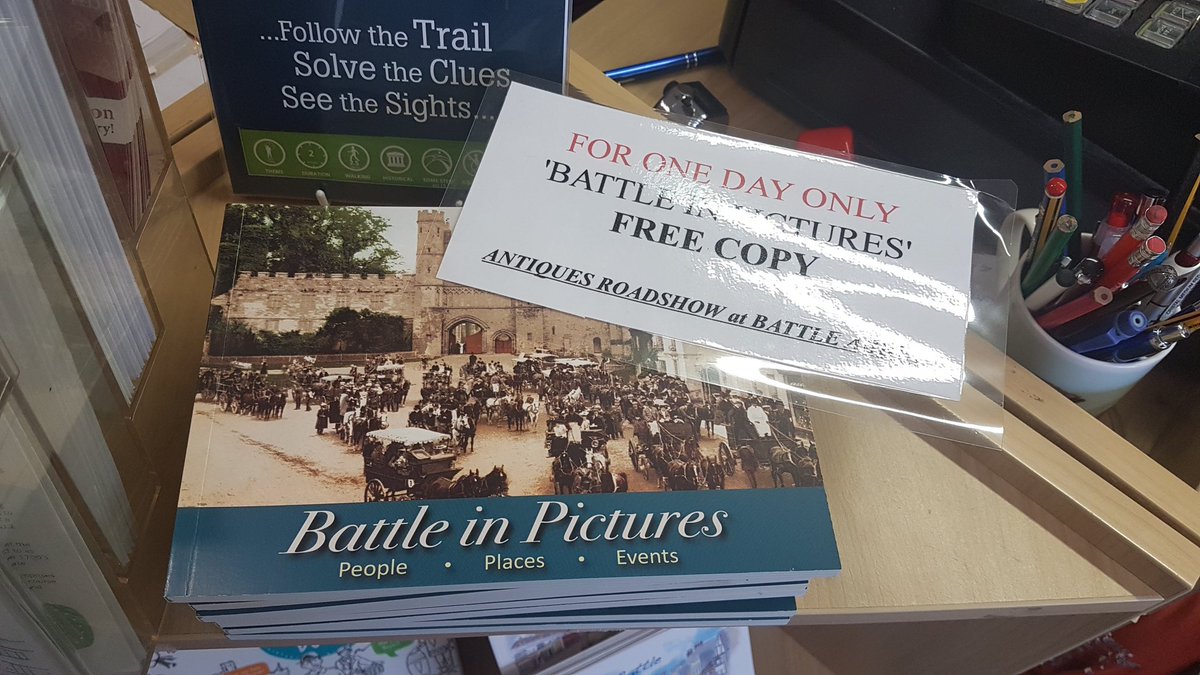 BattleMuseum's tweet photo. Don't forget- if you in Battle enjoying @BBC_ARoadshow you can pick up a FREE Battle in Pictures at the Museum today! #AntiquesRoadshow https://t.co/CO0MdMW6Y6