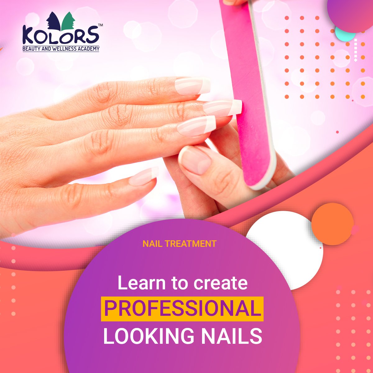 KolorsAcademy's tweet photo. 💅Certificate in Nail treatment 💅
You can choose to work on your own or you can choose to work for any international beauty brands.
CALL NOW:  ☎️ +91 7569636666

#nailtreatment #nails #nailart #nailfashion #nailartoftheday #nailartist #nailartlove #nailartwow https://t.co/o6mtKZDb4O
