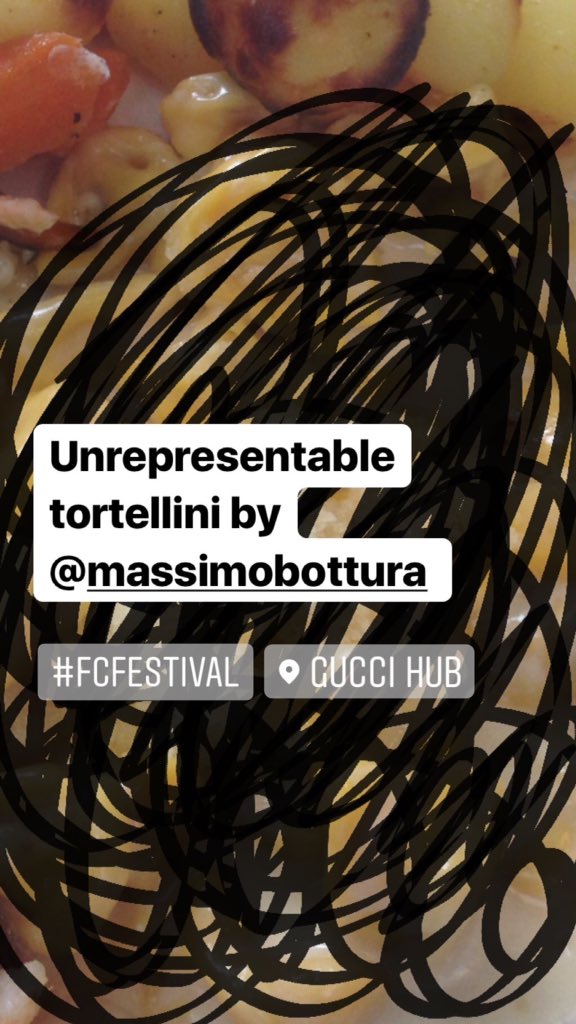 Yes, it's a real thing! #fcfestival <a href="/massimobottura/">massimobottura</a>