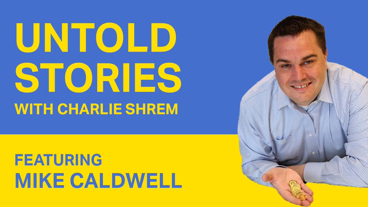 New episode with creator of Casascius coins Mike Caldwell on  https://t.co/OPfZCStjSx 🚀 👉 Me giving away BTC Casascius coins as  Christmas gifts 👉 Mike giving out 1 BTC coins (at Bitcoin $2) 