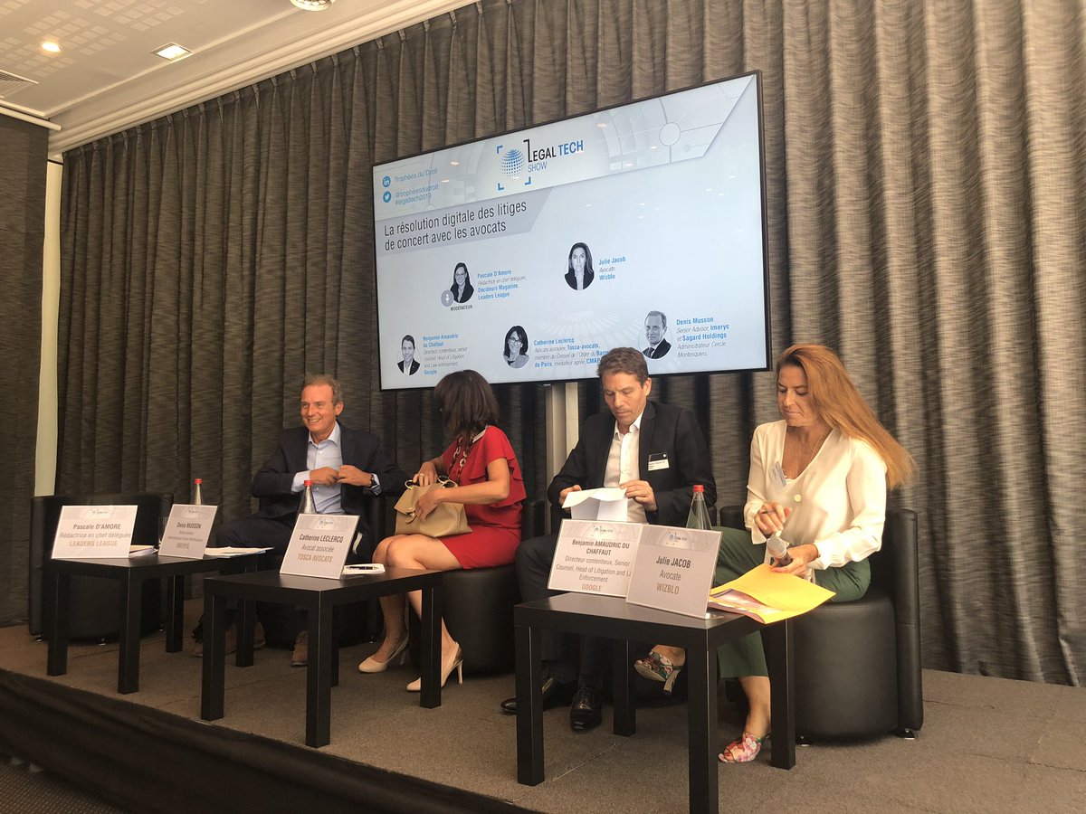 Venez nous écouter parler de la résolution digitale des litiges 🤓  ➡️C’est maintenant au Pavillon d’Armenonville #legaltech2019 #Legaltech