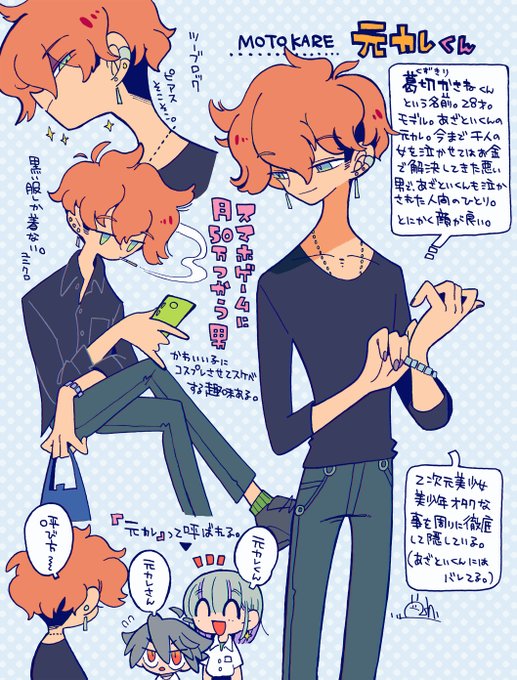 創作メモ、元カレくん。 