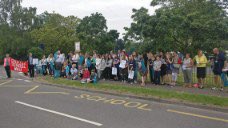 NEUSouthWest's tweet photo. Today, NEU members at Castle School in Thornbury will be striking over workload and wellbeing. They were featured on the recent BBC 'school' documentary, which highlighted the impact of the funding crisis. To show solidarity, use hashtags #CastleSchoolStrike and #AsSeenOnBBC ✊ https://t.co/7G51yCyQWp
