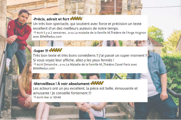 ChapeaudEbene's tweet photo. [LES SPECTATEURS AIMENT] 😍  
Quelle étrange maladie frappe la famille M. ? Le père Luigi est colérique et vieillissant, et ses trois enfants présentent aussi de troublants symptômes... 🤔
Un portrait tendre et drôle d'une famille névrosée.
🕜 13H30
#festivalOFF #AvignonOFF #OFF https://t.co/u34a5HGYnK