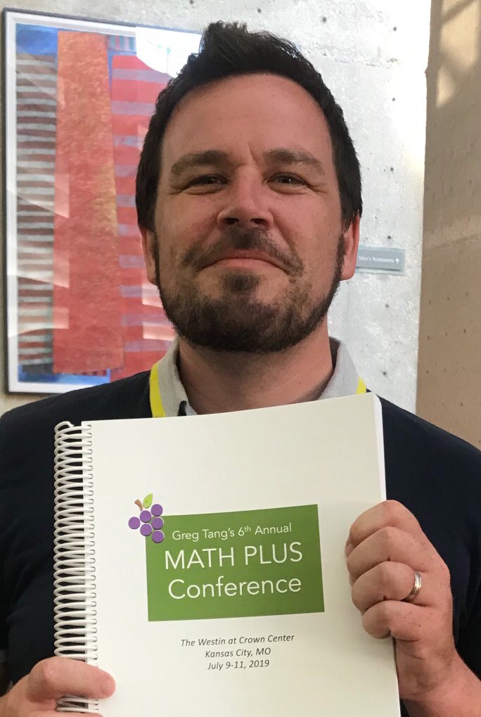dr_costello's tweet image. I’m ready for Day 1 of #MathPlus2019