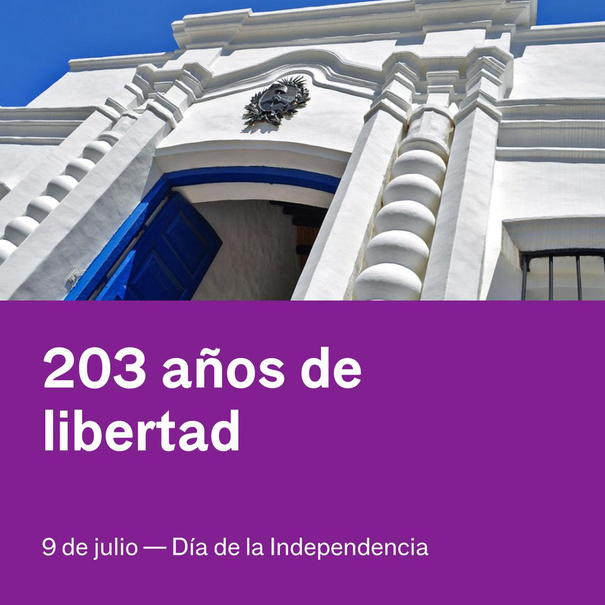 pmdomenichini's tweet photo. La libertad es un sueño que tenemos que conquistar cada día. ¡Feliz día de la Independencia! https://t.co/kPuWxWsufW