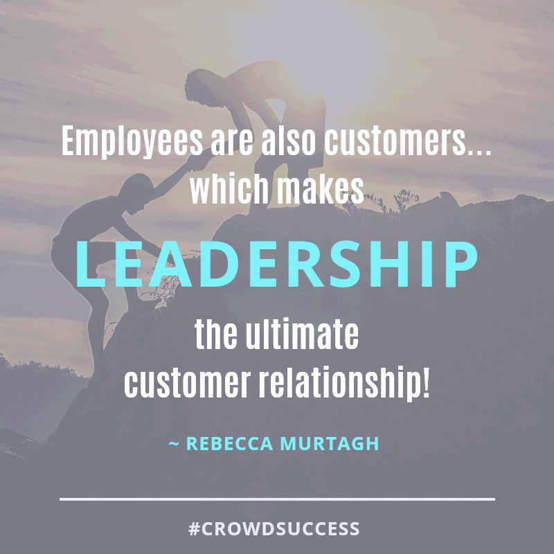 VirtualMarketer's tweet photo. Employees are your most valuable customers.

Take care of your people and they will take care of your consumers of your products and services

...and your business.

#TuesdayMotivation #business #WednesdayWisdom #leadership #startup #entrepreneur #quote https://t.co/e0J8u5oxQA