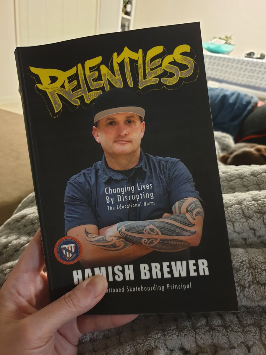 Took a few weeks to be delivered, but could not put it down. Well worth the wait! What an inspirational, down to earth, high performing Principal. Meeting you is on my bucket list. Congratulations #HamishBrewer #relentless