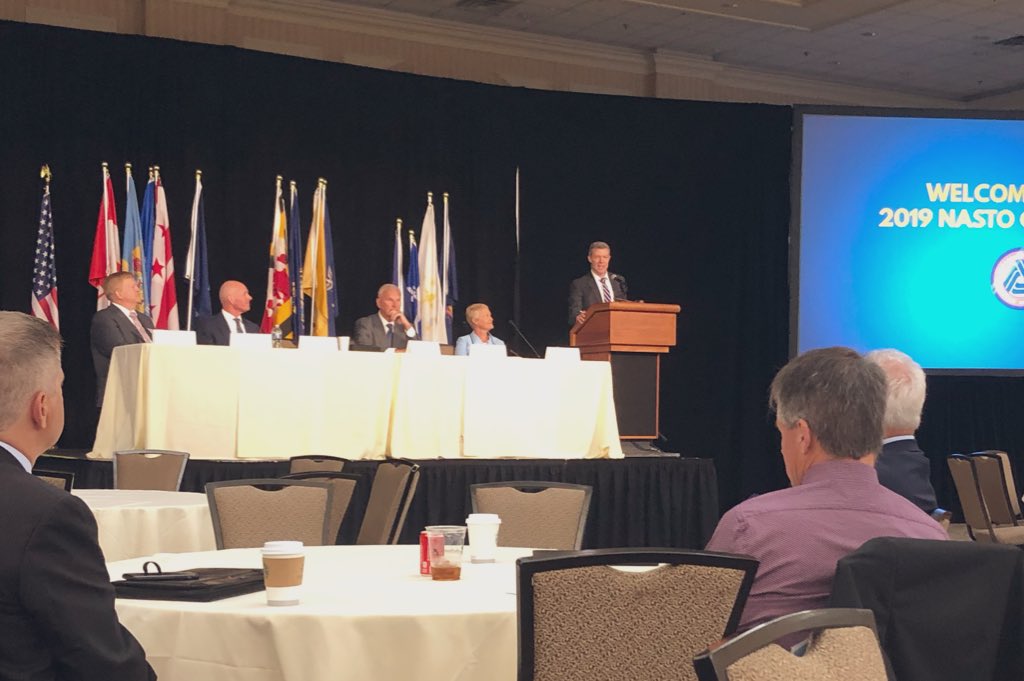 JimTymon_AASHTO's tweet photo. Honored to help kick off the start of the Northeastern Association of State #Transportation Officials meeting in Wilmington #Delaware. Thanks to @DelawareDOT for being such great hosts. @aashtospeaks https://t.co/SpDaiABLI6
