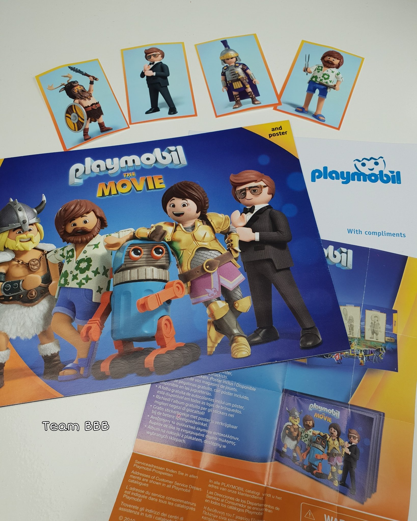 TeamBBB on Twitter: "Had troubles getting a sticker album for our Playmobil  stickers but the wonderful Gemma at Customer Services sent us 1 😄 # Playmobil #PlaymobilMovie #PlaymobilTheMovie #Stickers #RexDasher  #BloodBones #youtuber #animation #