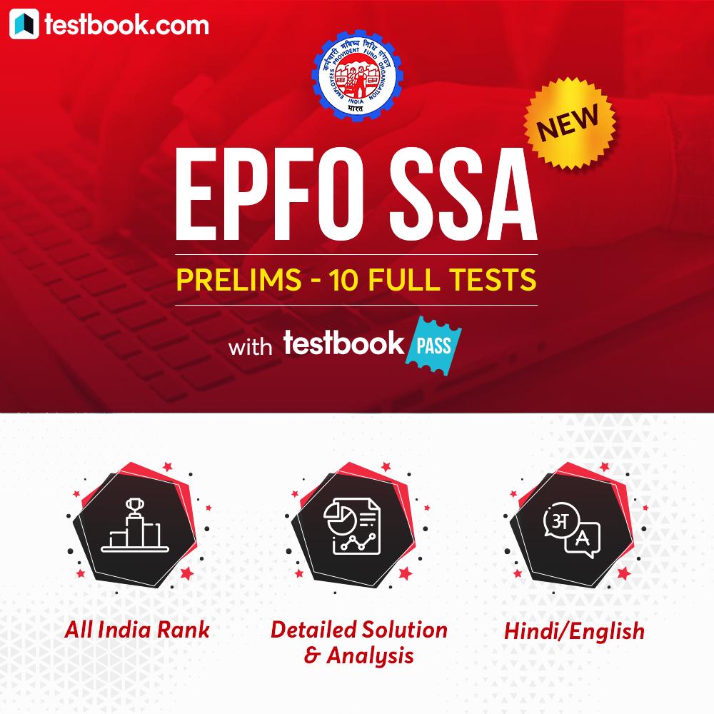 Testbookdotcom's tweet photo. #EPFO SSA #Prelims 2019 - Get 10 Full #Test with #TestbookPass
Buy Now - https://t.co/93Pq8Re1Qn https://t.co/McyUnPqbP5