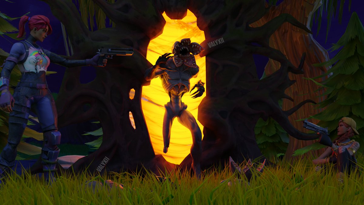 valyxii's tweet photo. Stanger Things... #ottfup #blenderthumbnail #FortniteThumbnails 
Took Me 4 Hours https://t.co/v1yIPlE4c2