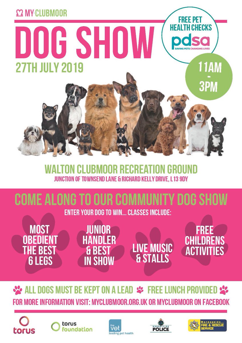 Shirley_Torus's tweet photo. Annual Dog Show  event don’t forget to bring your 4 leggie friends for a great day out https://t.co/RH4lBMaJTl