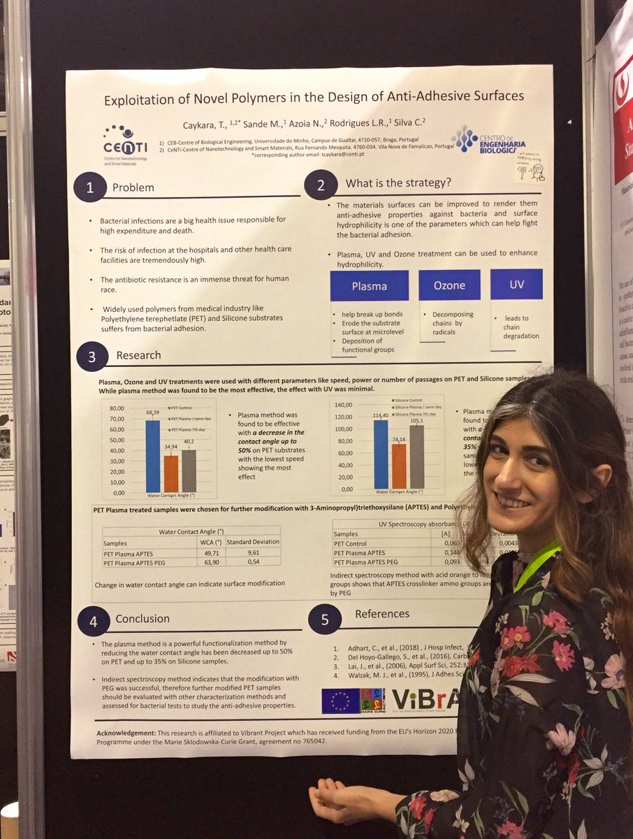 tujosmucos's tweet photo. Very glad to share with you my work on design of anti-adhesive surfaces at #FEMS2019 today. Do come and check my work out at PT009!
@FEMSTweets @ViBrANT_itn #bacterialadhesion #AMR #WHO https://t.co/kT9tHw7EjD