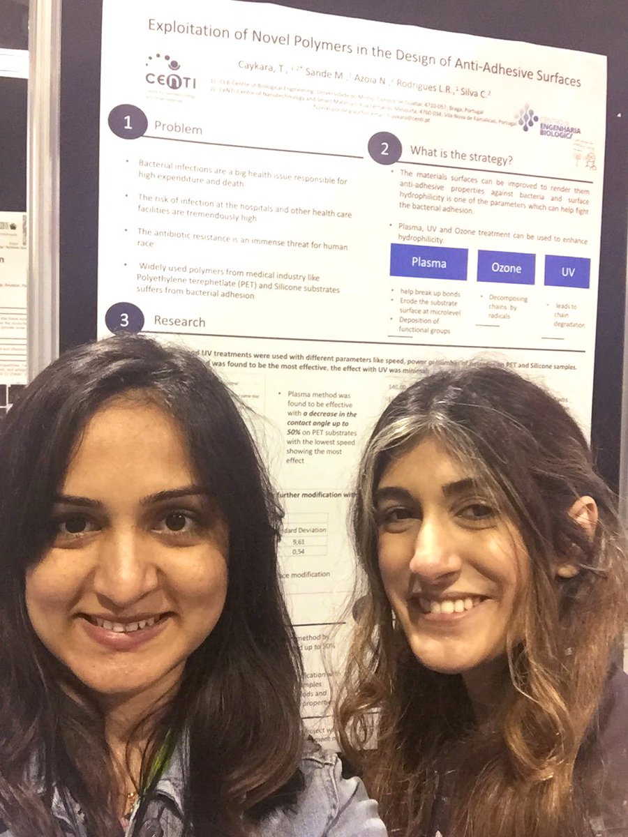Very glad to share with you my work on design of anti-adhesive surfaces at #FEMS2019 today. Do come and check my work out at PT009!
<a href="/FEMSTweets/">FEMSTweets</a> <a href="/ViBrANT_itn/">ViBrANT</a> #bacterialadhesion #AMR #WHO