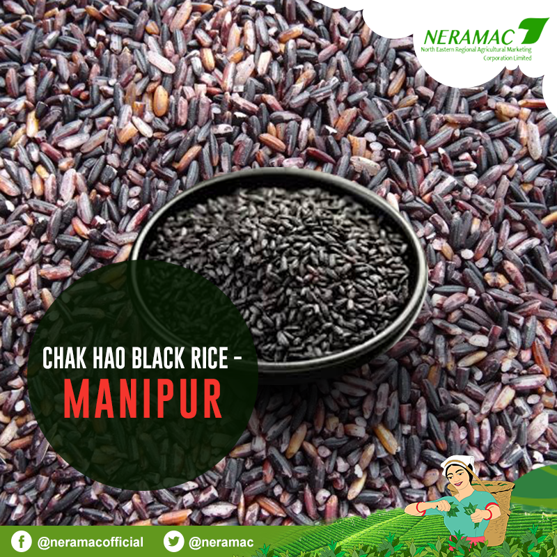neramac's tweet photo. Cultivated in the hills of Manipur, Chak Hao or black rice is sticky in nature, it has a sweet, slightly nutty flavour. black rice can help fight against heart diseases,obesity and cancer.
#NERAMAC #Organic #ONE #NeFresh #ChakHao #BlackRice #Manipur #Nutritious #NorthEastIndia https://t.co/3jVlZ3IE2t