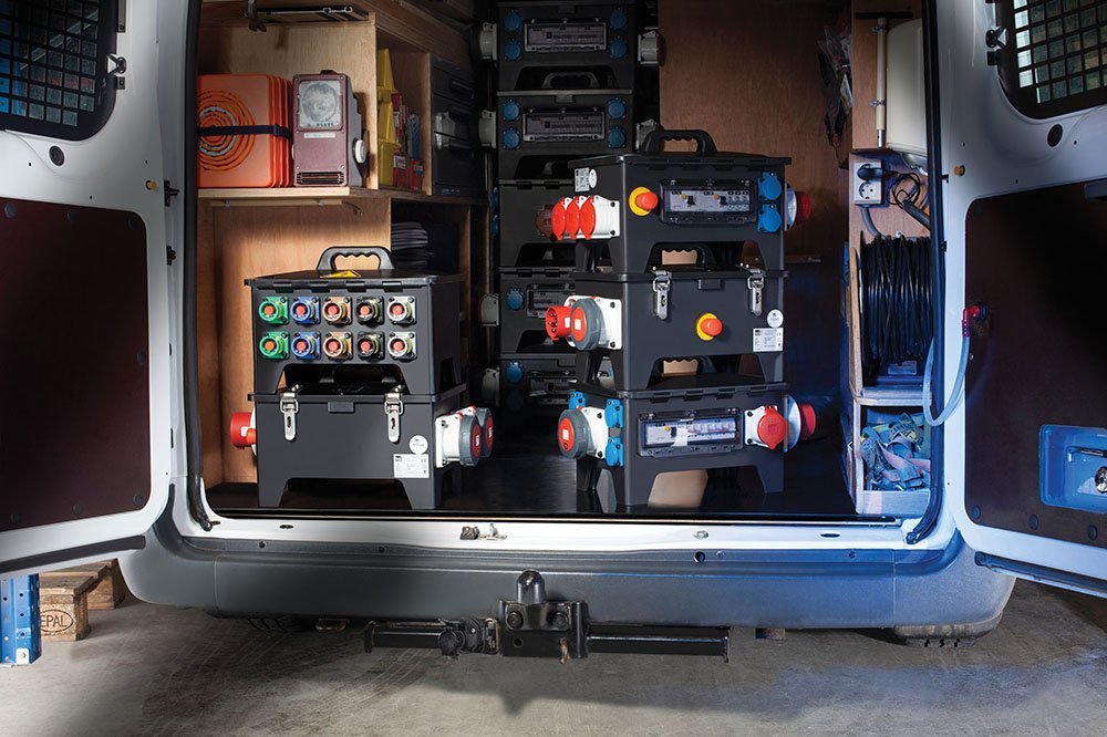 TitanPowerUK's tweet photo. Our rubber box enclosures are perfect for building sites and events - they arestackable and strong ⚡️ #powerdistro #threephase #singlephase #63a #rubberboard #powerdistribution #socketboard #enclosure #rubbersocketboard #events #eventprofs #eventsupplier #eventhire #bespoke https://t.co/vH5SJ7T9Jz