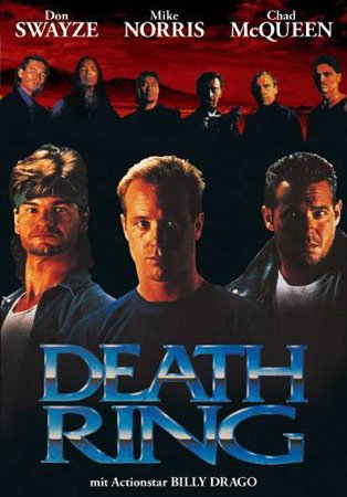 GandgTheater's tweet photo. Who says nepotism is bad? Without it we wouldn't have the epic film #DeathRing. It's another rip-off of The Most Dangerous Game but this one has master sleazeball Billy Drago. It's all in the family this Thursday at https://t.co/EUFKHqY8eI or any app under Golan-Globus Theater. https://t.co/4sseEbsTf1