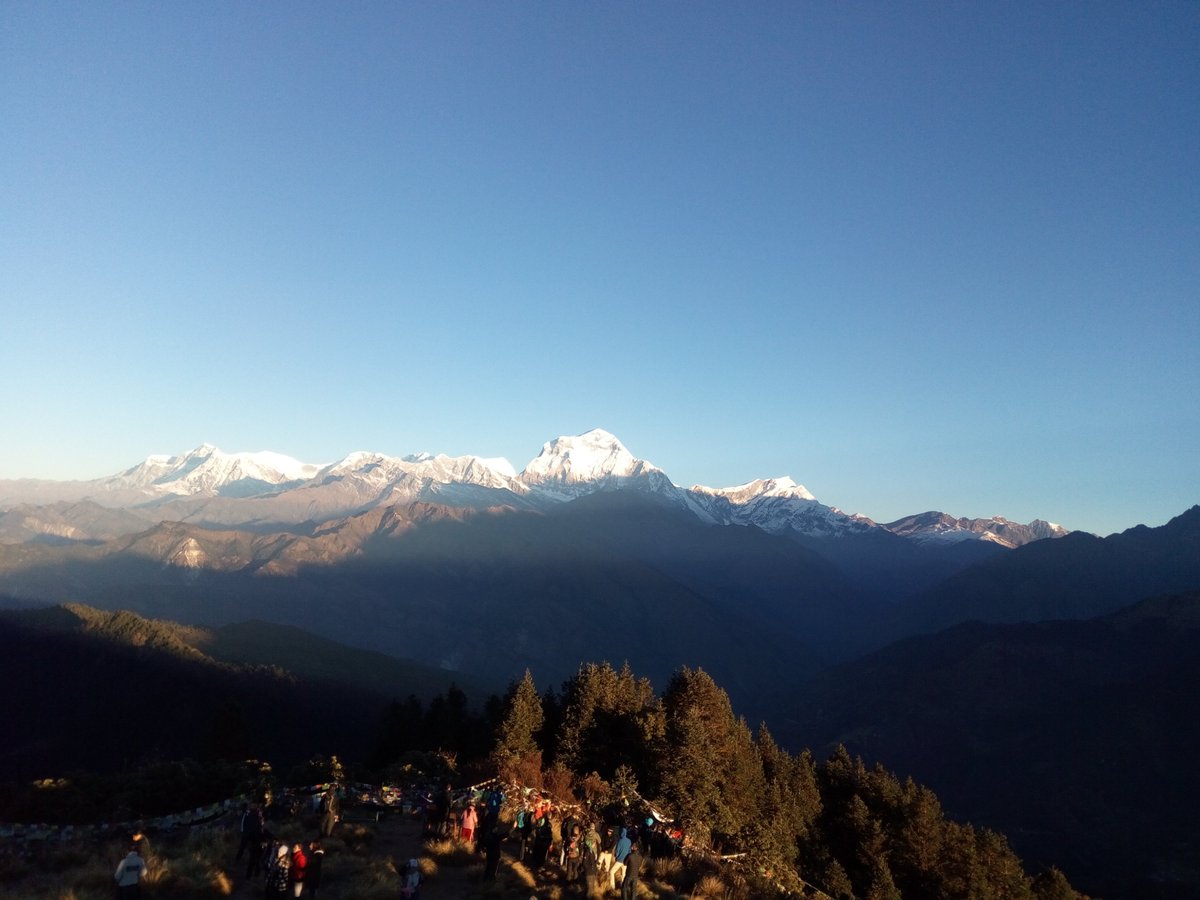 longwalkad's tweet photo. #Nepal #Ghorepani #Sunrise #Dhaulagiri #Hotspring #Jhinu https://t.co/kMtPlCbgxb https://t.co/YgYKczg3Vj