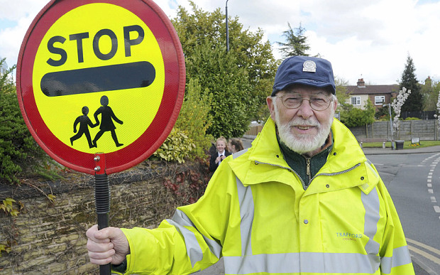 John Doyle, 79, was working as a lollypop man in Timperley, when he remonstrated with Genti Rustemi, who had driven through the crossing without slowing as two children crossed. Genti returned later and violently assaulted Doyle, puncturing his lung. Six months suspended sentence