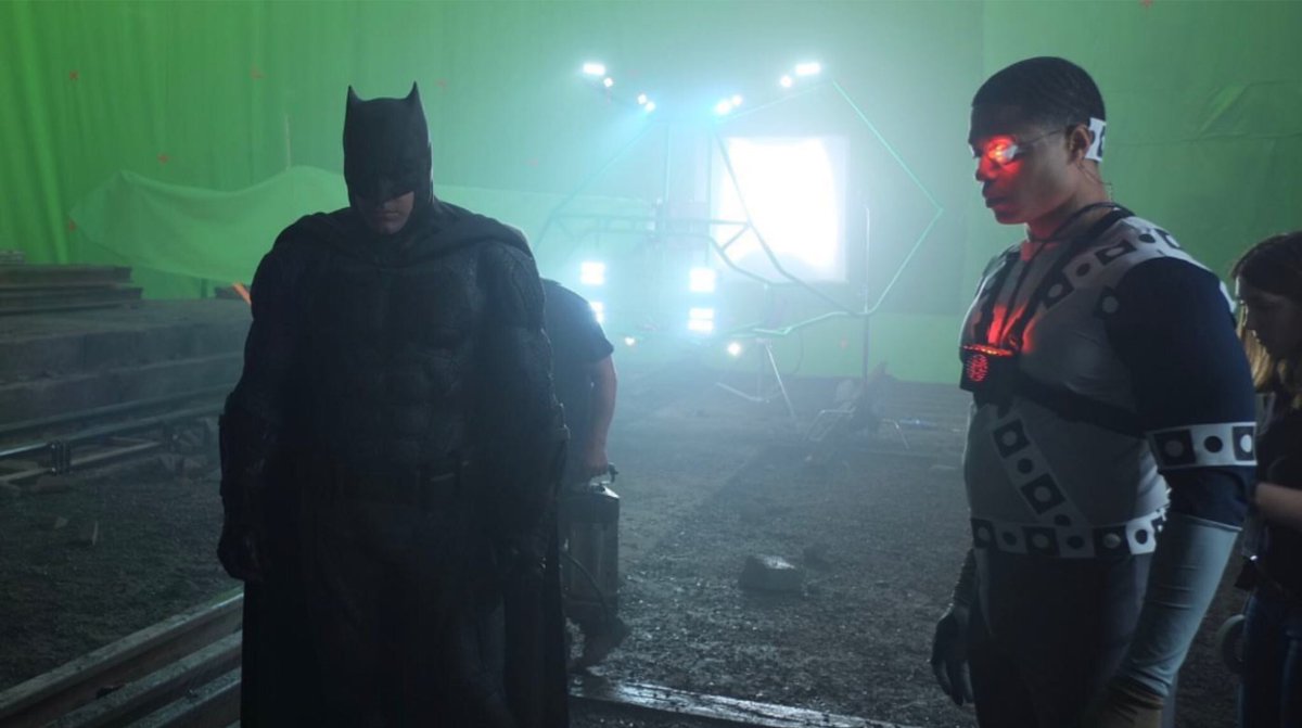 Bts photos of the tunnel fight.  #ReleaseTheSnyderCut