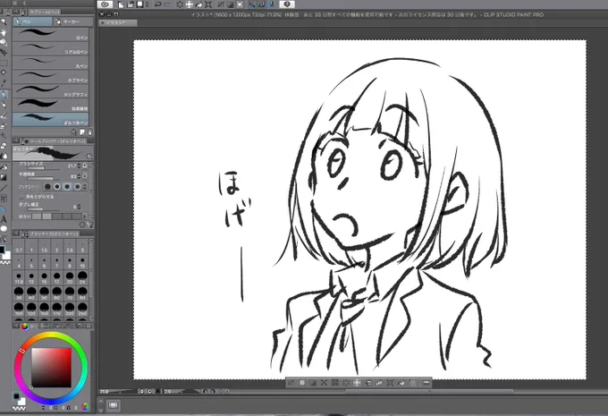 クリスタ体験版DLした 