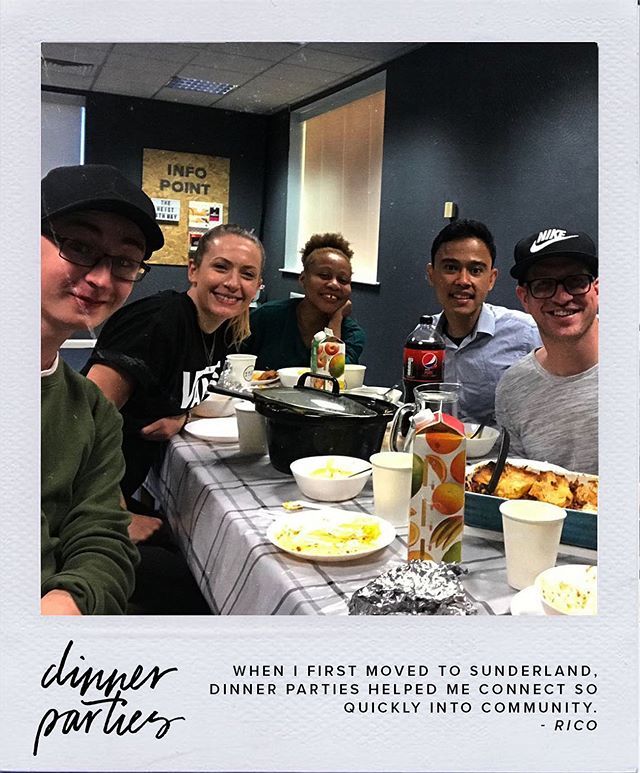 C3Sunderland's tweet photo. WHAT DO DINNER PARTIES MEAN TO YOU? We can't wait to see you this Wednesday for an evening of food, faith and family.⁠
________⁠
If you've never been along to one of our groups, it's the perfect occasion to join in as it's our FINAL ONE before the Su… https://t.co/jiqffvusKf https://t.co/siAca6s62h