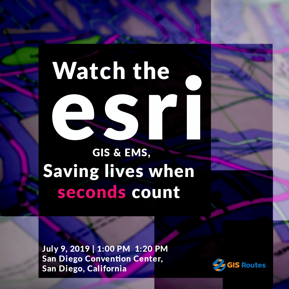 gisroutes's tweet photo. Come and watch us at the @EsriUC,
 📍Startup Zone Spotlight Theater Hall A Expo
@EsriStartups https://t.co/7i79yHx4up