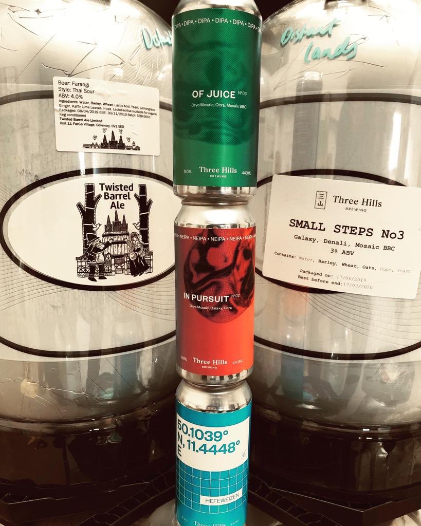 This week , some beauties from <a href="/threehillsbrew/">Three Hills Brewing</a>