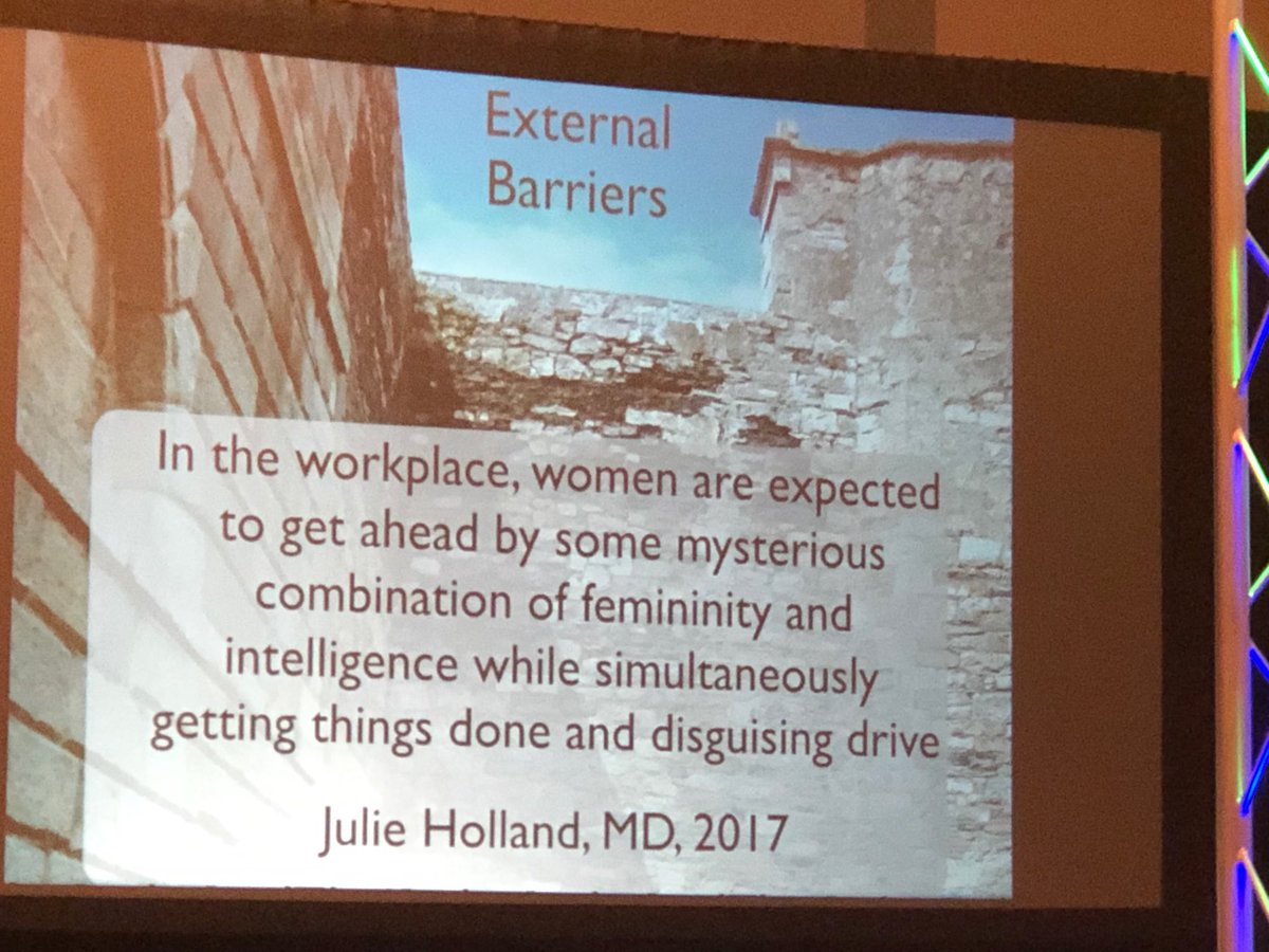 Thank you,  ⁦@JaneKise⁩ for calling out the internal & external barriers for women in educational leadership! #atWELead #WomenInEducation