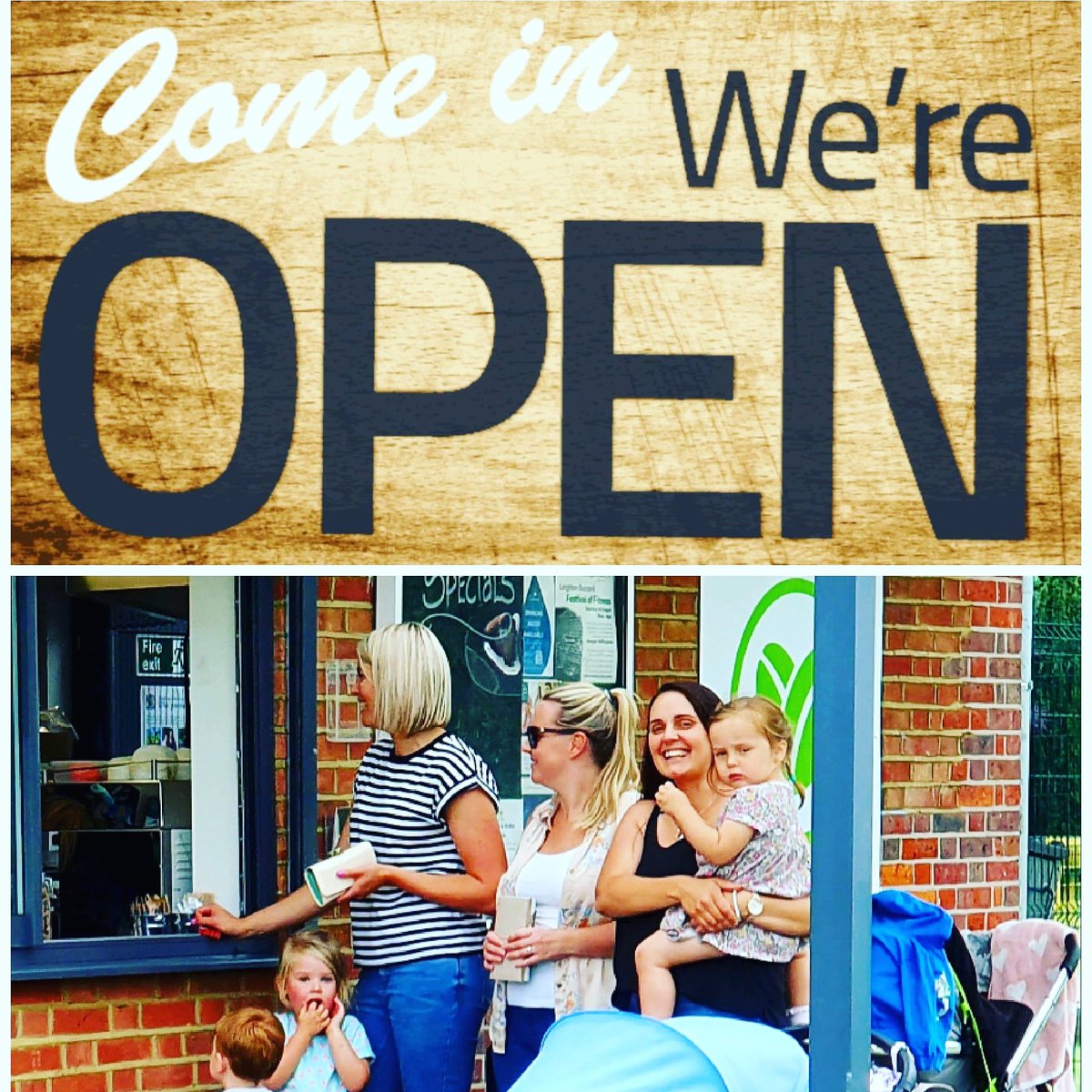 cafeintheparklb's tweet photo. **Café in the Park is open**

We are now open to serve the lovely people of Leighton buzzard! This afternoon we have everything apart from our hot food and salads, however tomorrow we'll have the full menu! 😀 🍰 ☕ https://t.co/47j7D6WbPE