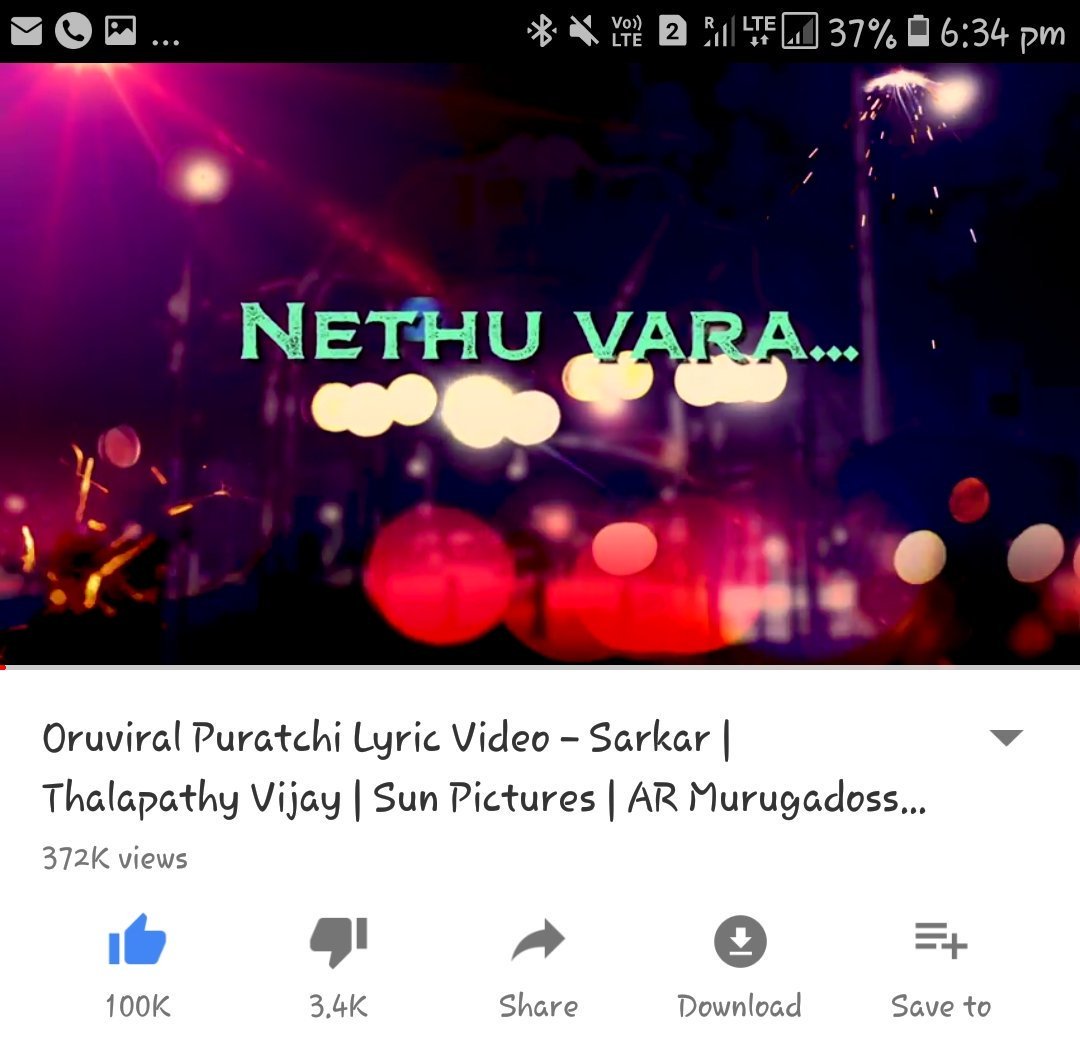 TMT_Madurai's tweet photo. After 25Mins !
#NKPSecondSingle - 35K Likes !
#SarkarSecondSingle - 100K Likes !
Feel The Difference 😎🔥
#OruViralPuratchi #NerKondaPaarvaiEDMsong https://t.co/J3PCYqODy0
