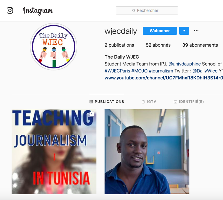 DailyWjec's tweet photo. We’re also on Instagram and YouTube ! #WJECParis 

So be sure to give us a follow ! 👇🏾
https://t.co/uo7XEXdeVM https://t.co/2XUUF8M9Cv https://t.co/vck7HTANbM