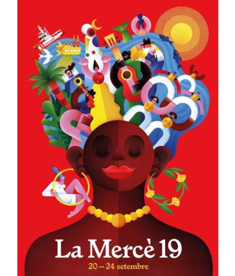 mterronova's tweet photo. Ja tenim cartell de #LaMerce2019 per #MariaCorte #ilustracion #illustration #visualarts @bcn_ajuntament #womenartists https://t.co/y61UfOX0Ho