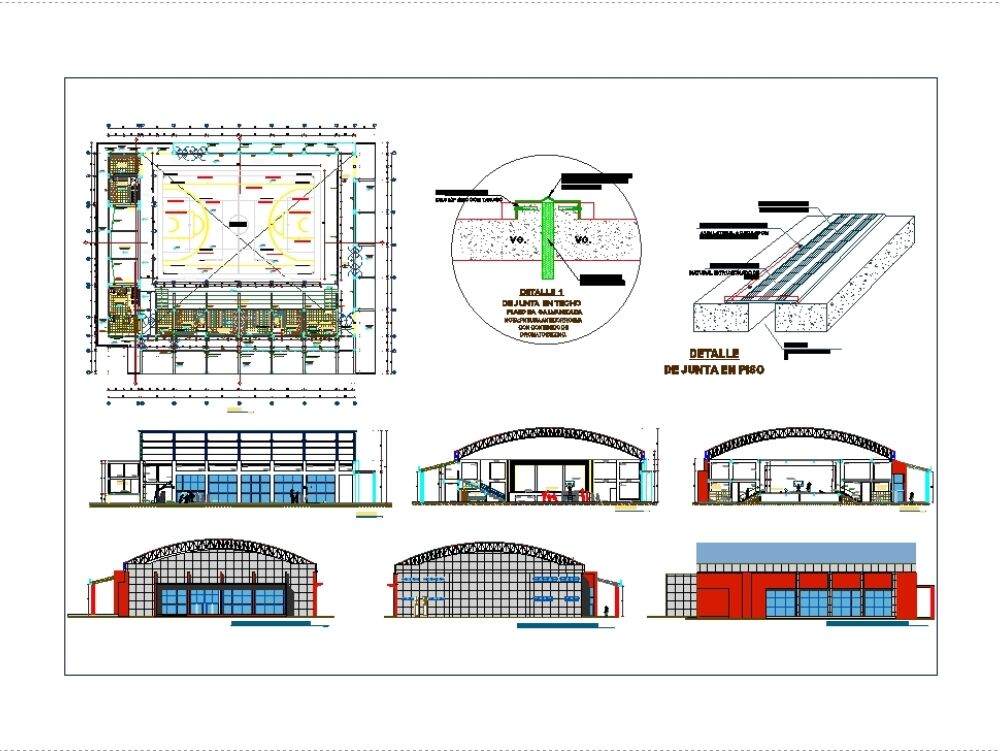 bibliocad's tweet photo. Losa deportiva multiuso en AutoCAD | Bibliocad https://t.co/P17VkFCmVF https://t.co/qeQWnTLZaS