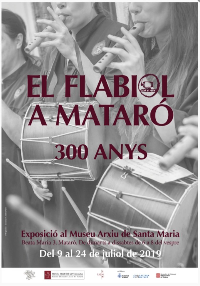 Avui a les 7 s'innagura l'exposició "El flabiol a Mataró, 300 anys" al #MuseuArxiudeSantaMaria

Ens hi veiem?