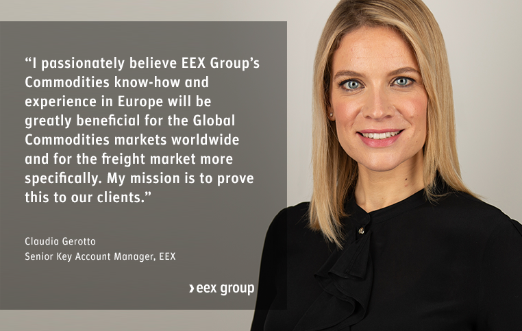 eexgroup's tweet photo. Based in Milan, Senior Key Account Manager, Claudia Gerotto works in close partnership with the broking, trading and clearing community for the @eexgroup #GlobalCommodities team. #freight https://t.co/WS1C7tSEbE