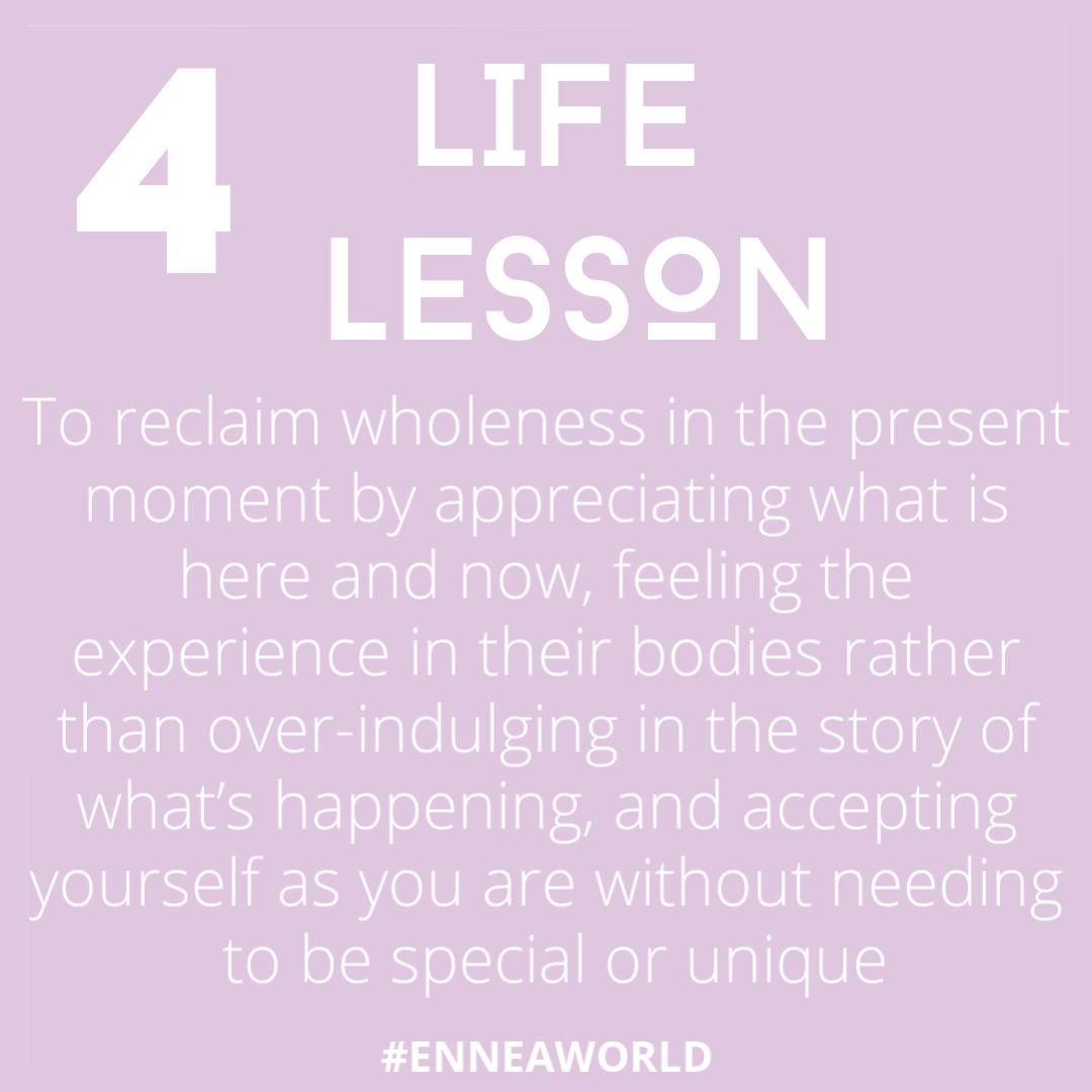 NarrativeEnnea's tweet photo. Life Lesson for Type 4, The Romantic: To reclaim wholeness in the present moment
https://t.co/ZwHqCGRxPG
.
.
.
#enneaworld #tne #thenarrativeenneagram #enneagram #type #enneagramtype #personality #personalitytype #typology #innerwork #spirituality #typefour #type4 #theromantic https://t.co/Xnu9bLqNUA