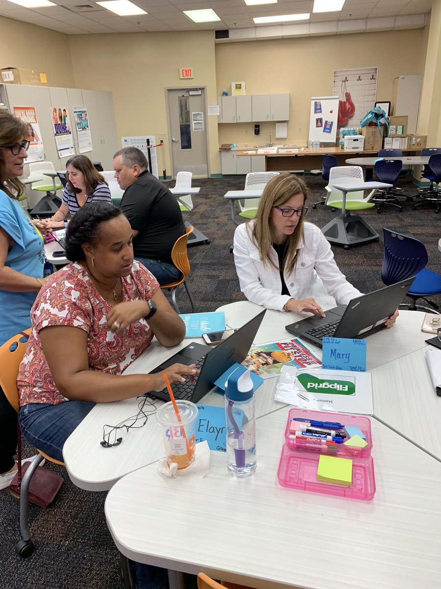 BCPSInnovates's tweet photo. Media Specialists working on a Cloud Assignment with Online Databases. #SeasonsofLearning #lmboza https://t.co/phxMBbKfLK