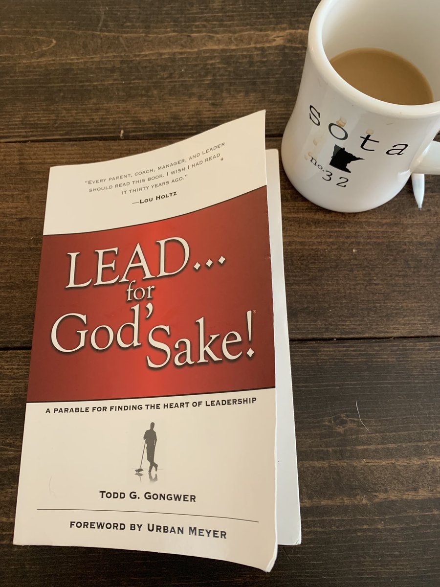 ChrisParno's tweet photo. I want to thank @ToddGongwer for writing this crazy motivating book on leadership! A shout out to @Tier1athlete for sending me this book! I plan to pay it forward and send it to @grasmickld a former GA who is crushing it as a head coach at Western State! #LeadForGodSake https://t.co/zfB17SJTy8
