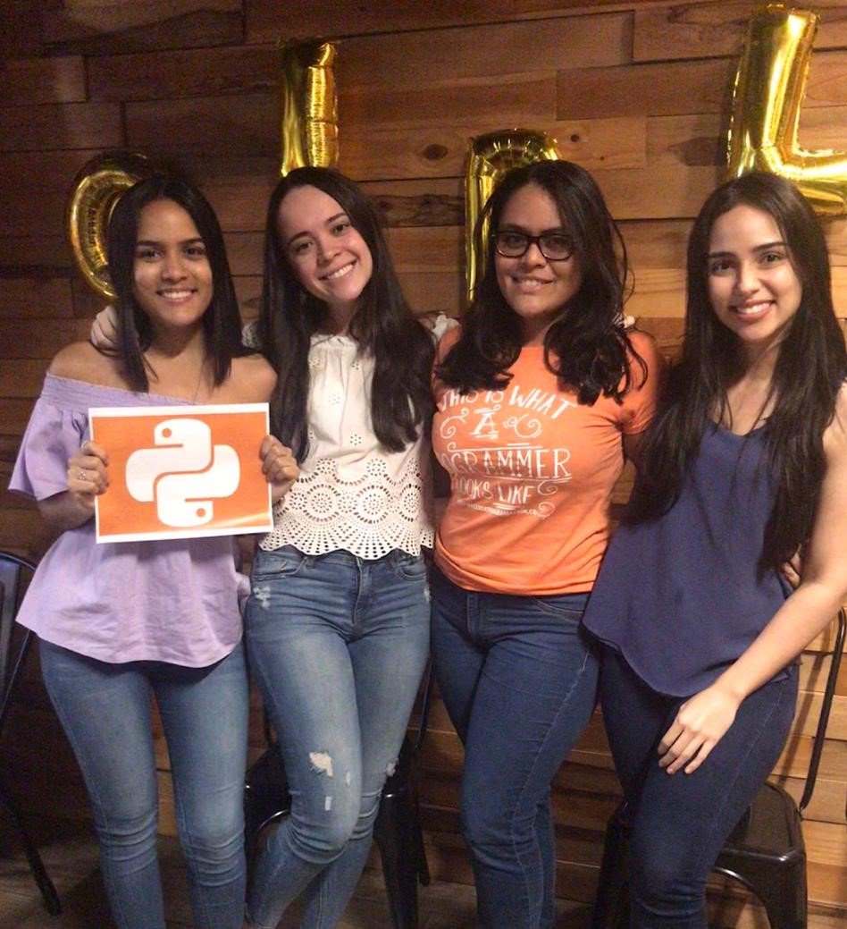NativApps's tweet image. Last weekend part of our team participated on the workshop “Developer for a day” led by #DjangoGirlsColombia where women could show their empowerment in the programming world. Now Mary, Mariana and Andrea can say: #CodingLikeAGirl 👩🏽‍💻👩🏼‍💻👩🏻‍💻