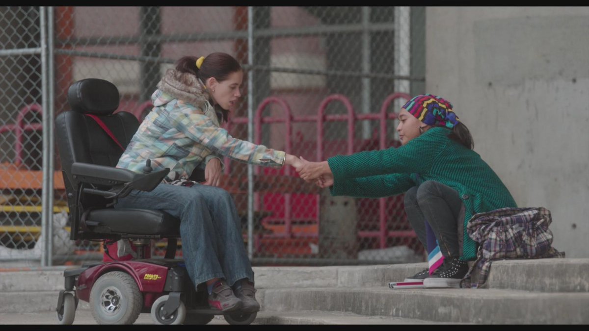 - Margarita with a Straw (2014) "A rebellious young woman with cerebral palsy leaves India to study in New York. On her journey of self-discovery, she becomes involved in a life-changing affair with a blind female activist."