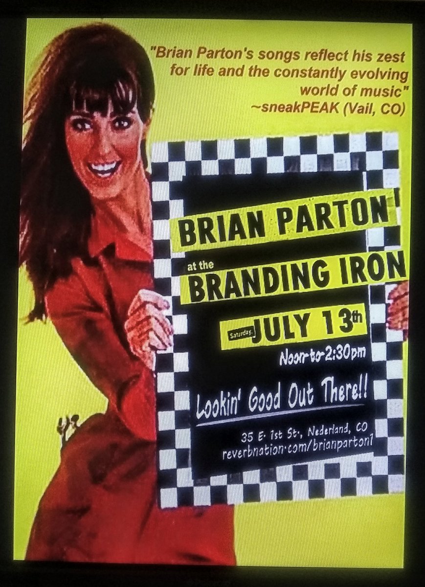 35 E. 1st St., Nederland, CO; reverbnation.com/brianparton1
#rockabilly #bluegrass #nederlandcolorado #livemusicfrontrange