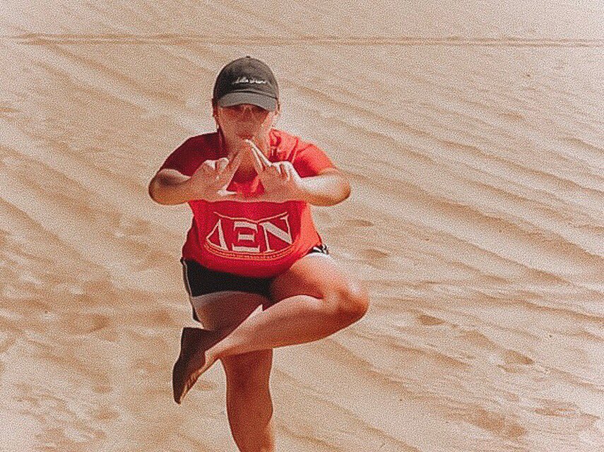 utsamgc's tweet photo. ."Of all the paths you take in life, make sure some of them are sandy." 🌵🐪 🇲🇽
Check out our lovely butterfly 🦋 from Delta Xi Nu all the way in Mexico!
#UTSA23 don’t forget to check out the Fraternities and Sororities in the Multicultural Greek Council! Make sure to #RushMGC ! https://t.co/5zdqzx8BvU