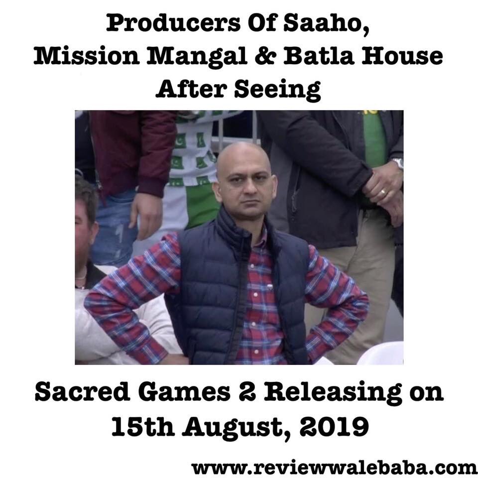 Hahah Independence Day Weekend Is Gonna Be Awesome 😂😍❤️
<a href="/netflix/">Netflix</a> <a href="/NetflixIndia/">Netflix India</a>
#SacredGames #SacredGames2 #Netfix #Saaho #BatlaHouse #MissionMangal #SacredGamesTrailer