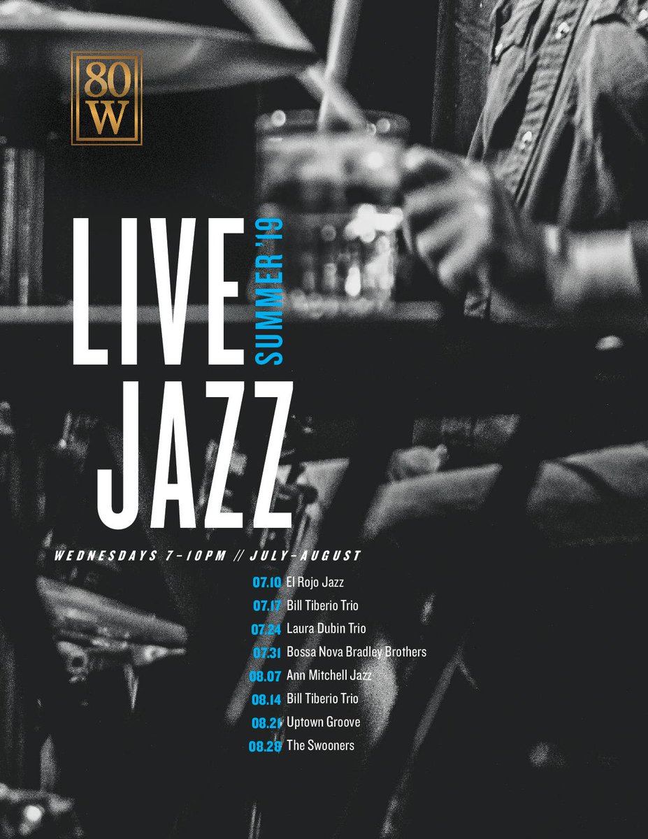 The Rochester Jazz Fest may be over but 80W still has live jazz for you every Wednesday evening from 7 to 10PM!! #livejazz #roc #rocjazz #rochesterjazz #rochester