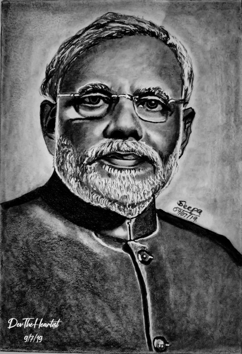 DevTheHeartist's tweet photo. Respected sir, I have drawn this picture with utmost respect. We are really proud to have you as our Prime Minister of India. The King of Modern India🙏🇮🇳 Bharath Matha Ki Jai!🙏🇮🇳💓  @pmoIndia @narendramodi  @smritiirani @nsitharaman @DrTamilisaiBJP #NarendraModi #NAMO #BJP https://t.co/33SDo7Yltx