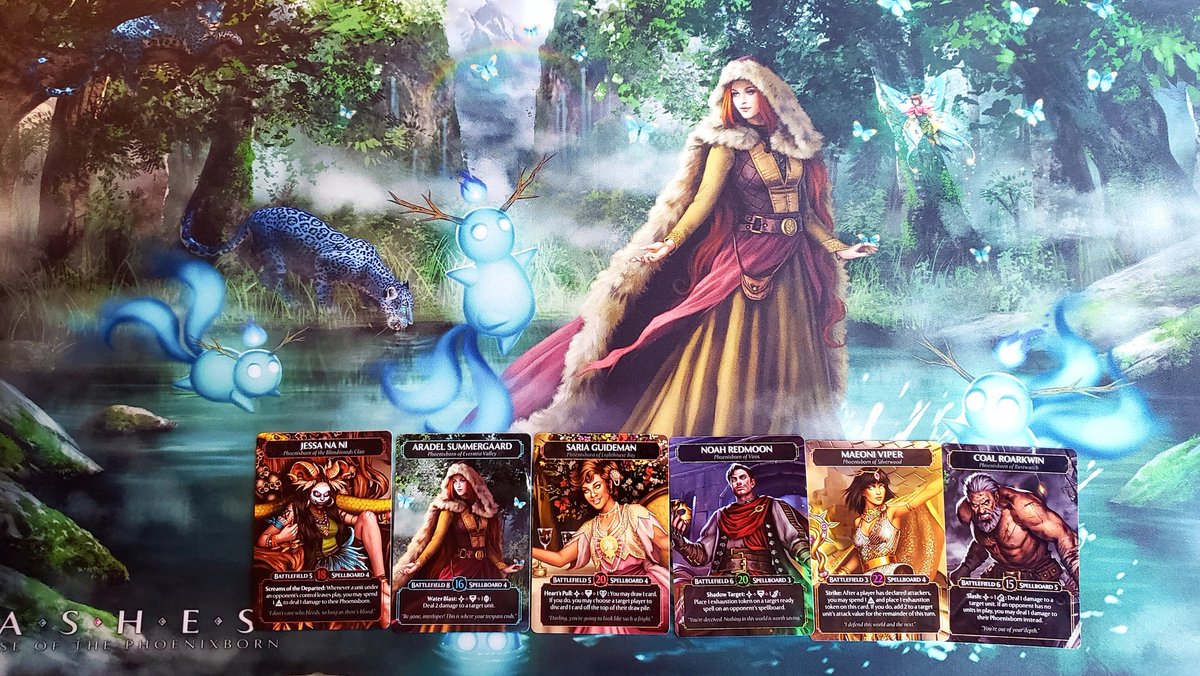 PlaidHatGames's tweet photo. Retweet for your chance to win an #Ashes player's mat and six original Phoenixborn promo cards with alternate art!
Must be in the 48 contiguous states to win. Winners get choice of mat.
#AshesGame #giveaway https://t.co/oeiOU3MayN