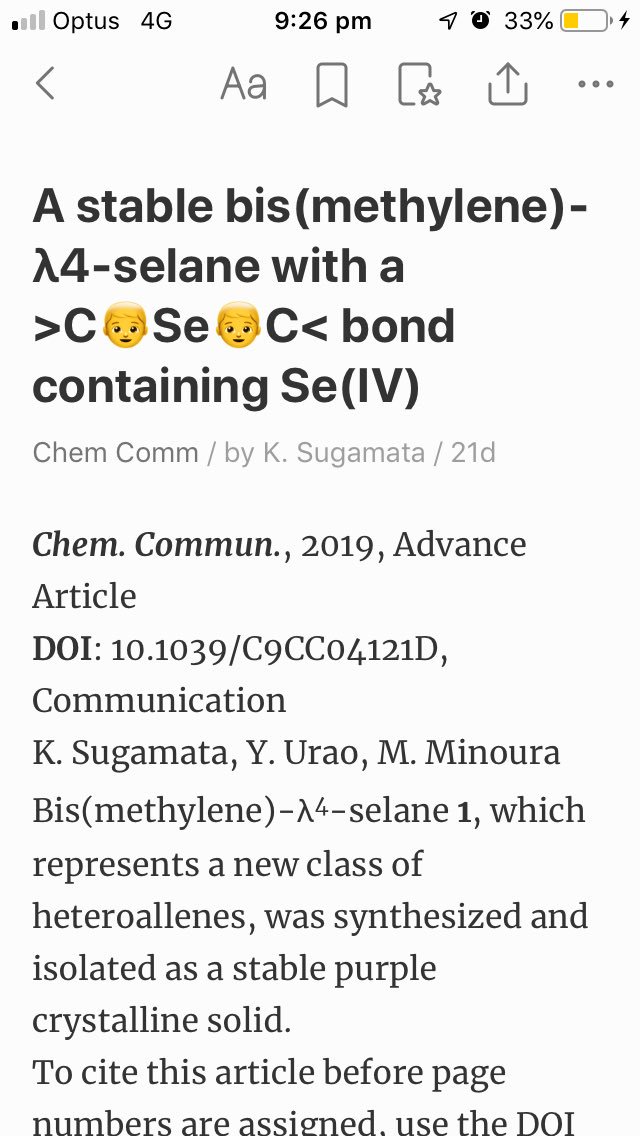 derrick_a_rob's tweet photo. So apprently Feedly on iPhone reads “big equals sign” as these faces? Decent accidental #tocrofl from @ChemCommun https://t.co/3DJGXlERAw